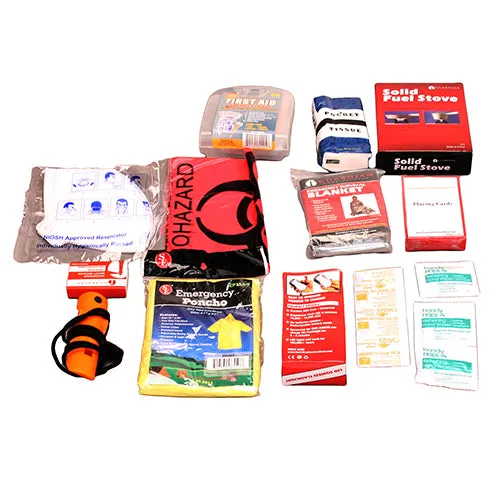 5 Day Survival Back Pack (red)