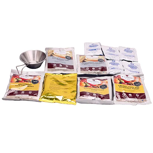 5 Day Survival Back Pack (red)