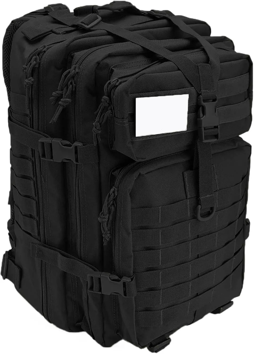 50L Tactical Backpacks Man Traveling Bags Survival Outdoor 3P Assault Pack EDC Molle Pack Hiking Trekking Hunting Bag(Black)