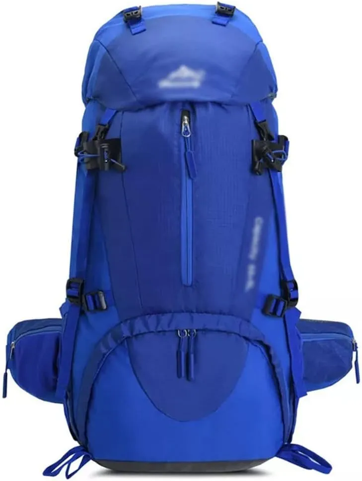 60L Mountaineering Bag Travel Backpack Outdoor Camping Rucksack Men's Backpack (D,As the picture shows)