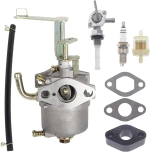 79cc/99cc Carburetor with Gasket Kit compatible with Powermate PWLE0799 PWLE0799F2N 79CC 9" 3.5 FT-LBS Edger 99cc Gsaoline Engine