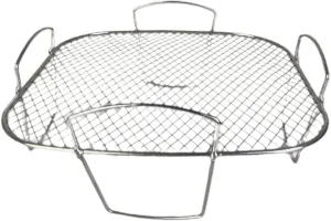 8 inch Square Air Fryer Rack, Stainless Steel Dehydrator Rack, Square Air Fryer Accessories, Air Fryer Rack, Stainless Steel Food Dehydrator Rack Toast Rack Grill Air Fryer Accessories