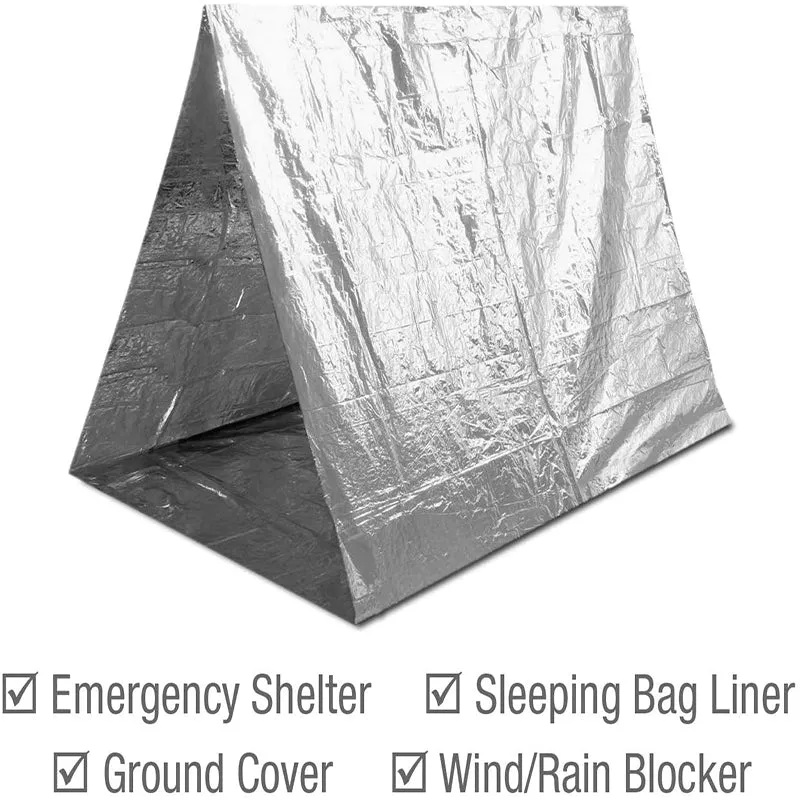 8 Pack Emergency Survival BLANKET 52"*84" Outdoor Goods Thermal Insulating Mylar Heat 52*84