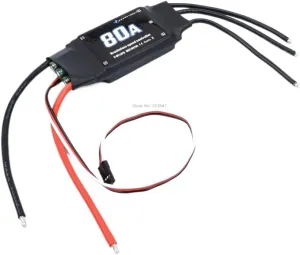 80A 2-6S Brushless ESC Speed Controller Compatible with RC Airplane Helicopter R7RB Helicopter Drone