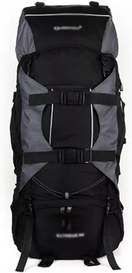 80L Multifunctional Outdoor Bag Large Capacity Backpack with Rain Cover Travel Backpack Mountaineering Travel Bag(E)