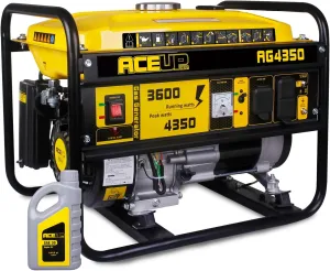 Aceup Energy Portable Generator 4350 Watt Gas Powered Equipment for Home Use, 30A Outlet, CARB Compliant