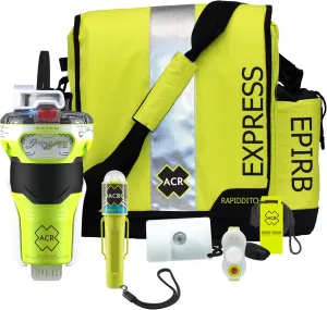 ACR GlobalFix V6 EPIRB Survival Kit with Ditchbag and Signaling Gear – Essential Safety for Emergency situations, offering Reliable Distress signaling (Model 2344.1).