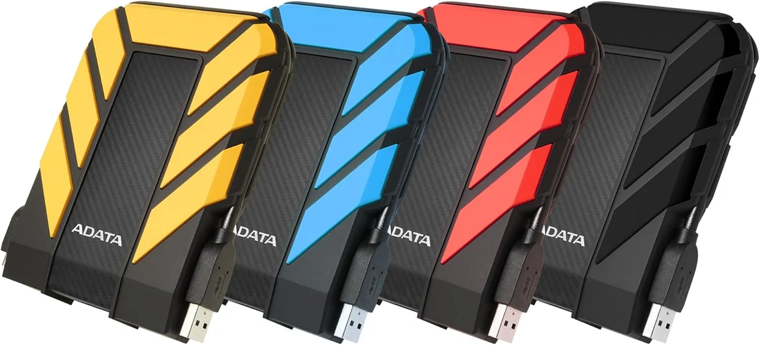 ADATA HD710 Pro 2TB USB 3.1 IP68 Waterproof/Shockproof/Dustproof Ruggedized External Hard Drive, Blue (AHD710P-2TU31-CBL)