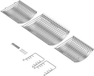 Adjustable Ash Pan Replacement for Char-Griller Charcoal Grill 5050 5650 1224 1324 2121 2222 2727 2828 2929 Parts, Charbroil 17302056 12301714, Royal Gourmet CC1830F CC1830R, Oklahoma Joe's 19302087
