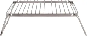 Adjustable Height Stainless Steel Foldable Camping Grill for Campfire Cooking Backpacking Grill, for Outdoor Travel Camping Picnic