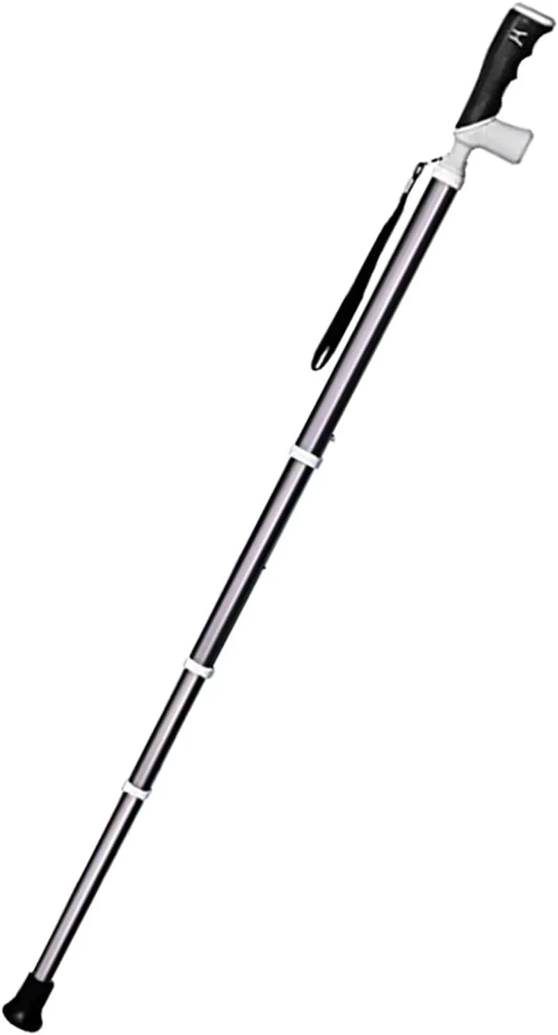 Adjustable Hiking Poles for Man Walking Sticks for Elderly Nordic Walking Trekking Poles Trekking Sticks with Quick Lock System(38~105cm)