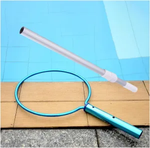 Adjustable Pool Safety Hook, Aluminium Alloy Pool Rescue Hook for Boat Beach & Oceanarium, 196.9 118.1 37.4 in Long Water Emergency Lifesaving Safety Equipment(1M/37.4IN/3.28FT)