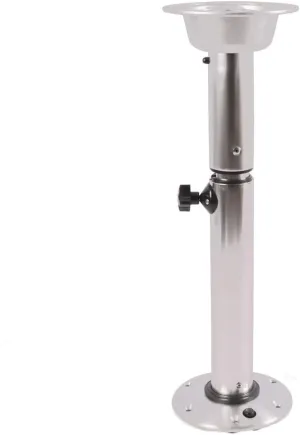 Adjustable Table Pedestal Stand 22"-28",Aluminum,for Marine Boat Caravan Motorhome