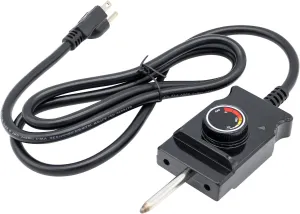 Adjustable Thermostat Probe Power Cord for Masterbuilt Smoker, Electric Smoker Parts for Masterbuilt, Most of Outdoor Cooking Electric Smokers and Grills Heating Element