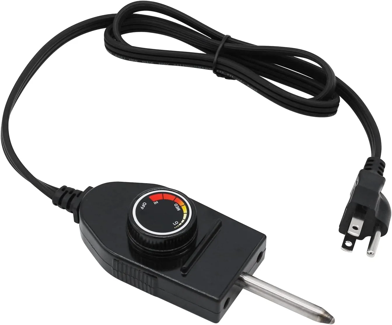 Adjustable Thermostat Probe Power Cord for Masterbuilt Smoker, Electric Smoker Parts for Masterbuilt, Most of Outdoor Cooking Electric Smokers and Grills Heating Element