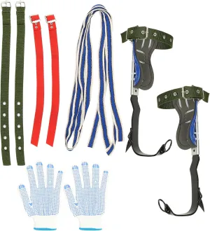 Adjustable Tree Climbing Tool Climbing Tree Shoes Foot Buckle Strong Material Random Color