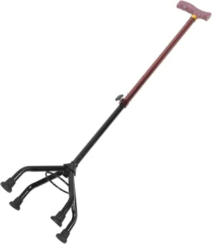 Adjustable Walking Stick for Seniors Durable Aluminum Crutches Nonslip Grip Ideal for Hiking and Trekking