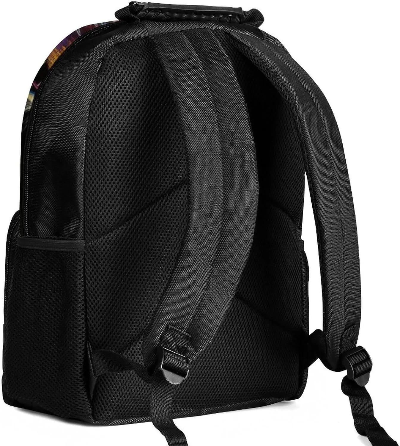 Adults Lightweight Cool Lion In The Universe Surreal Style Splatter Art Shoulder Book Bags Big Capacity Shoulder Bag With Adjustable Shoulder Straps for Trekking Work Walking Cycling