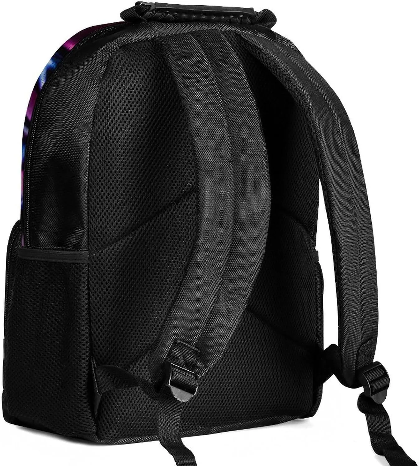 Adults Lightweight Mystic Fantasy Galaxy Sky Fantasy Tiger Wild Animals Boho Style Rucksacks Large Capacity Bookbag With Adjustable Shoulder Straps for Trekking Outdoors Bicycle