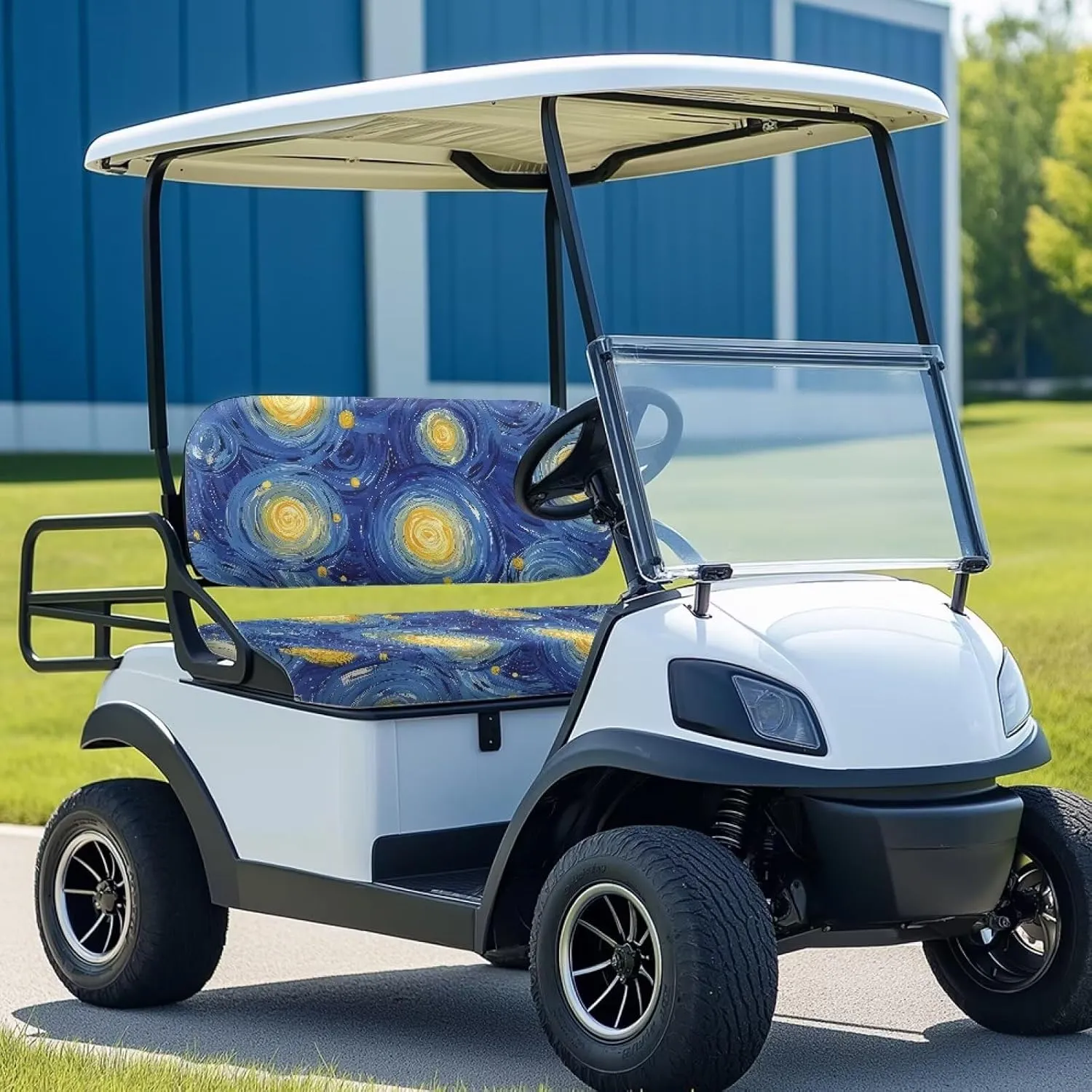 AFPANQZ Golf Cart Seat Cover for Summer - Breathable, Anti-Hot, Waterproof Easy to Install and Clean Golf Cart Blanket