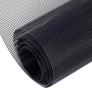 AggAuto 47in x 16in Stainless Steel Car Grill Mesh Screen, PVC Coated 304 Stainless Steel Wire Mesh for Car Grille Vent, Cabinets, Security Guard Mesh