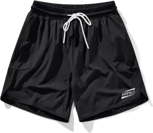 AIMPACT Men's Workout Shorts 5'' Lightweight Quick Dry Running Sports Athletic Gym Shorts with Pockets