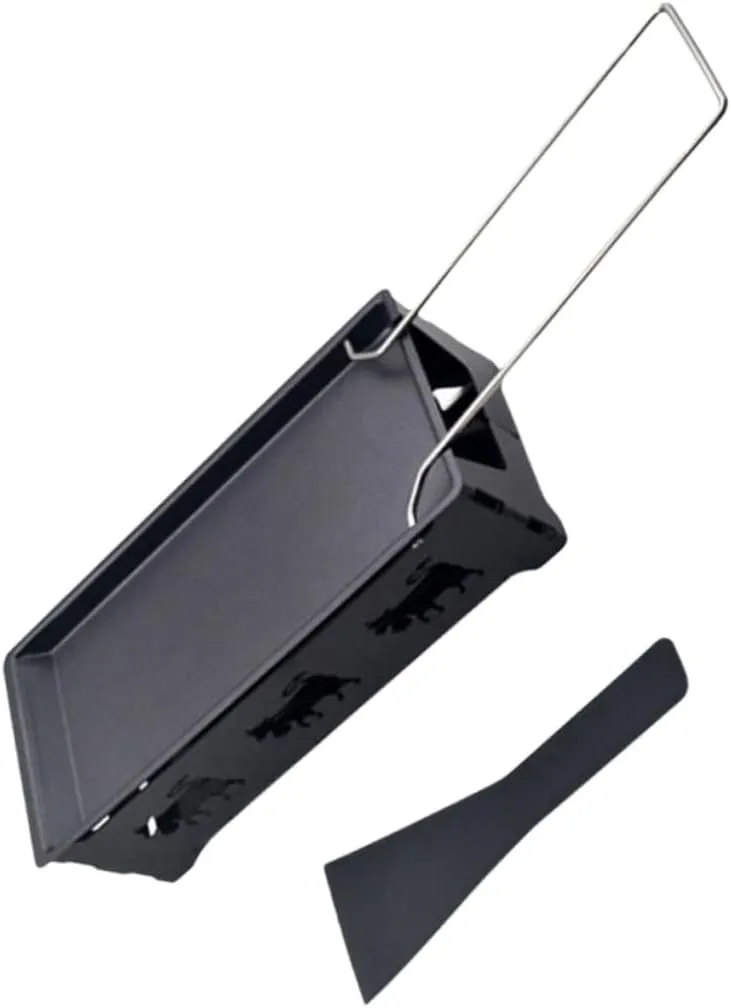 Alipis Baking Tray Rack Non-stick Baking Sheets Mini Grilling Pan Set Cheese Fondue Tool Portable Outdoor Cookware for Stove