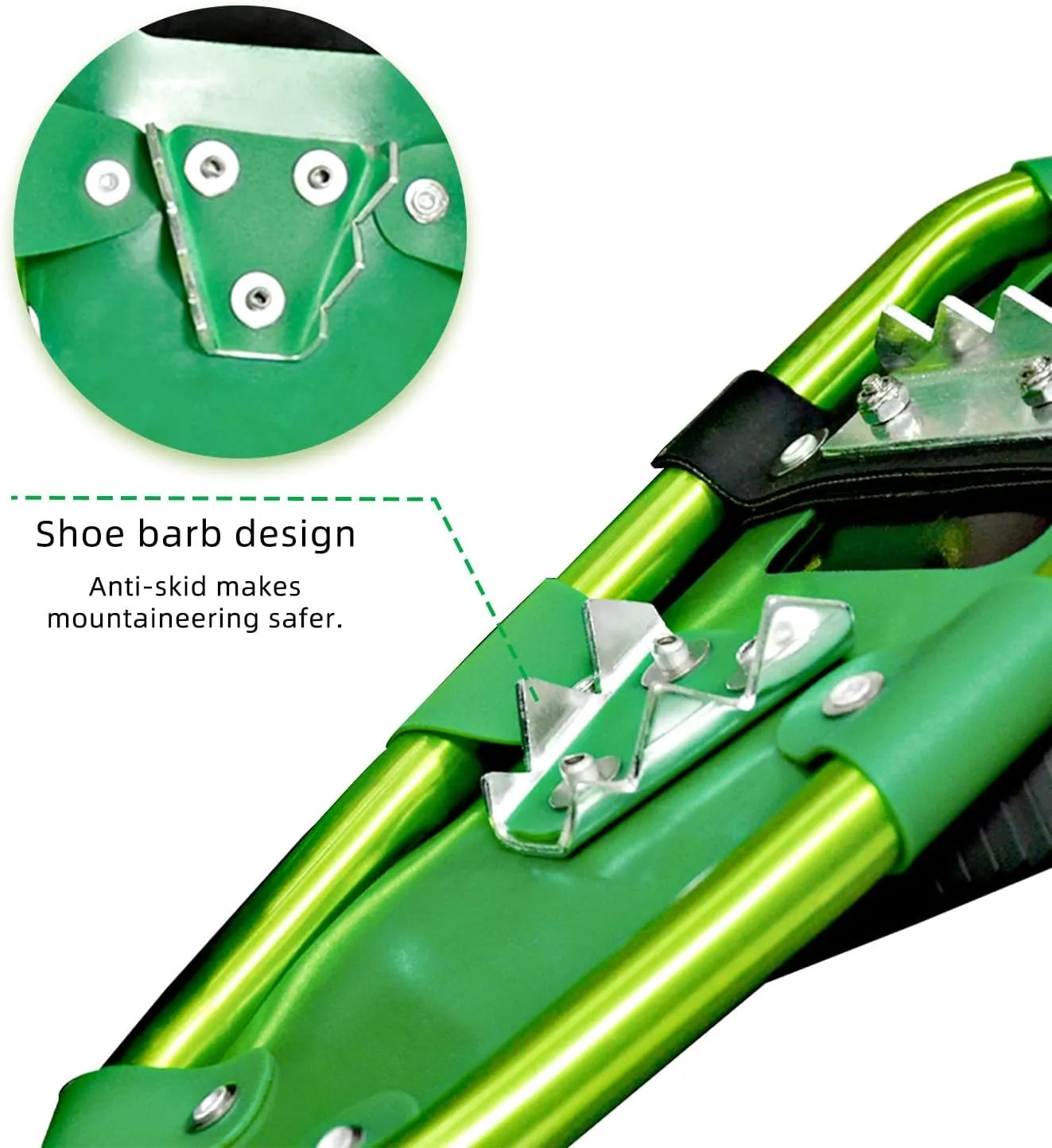 All Terrain Snowshoes with Trekking Poles,Lightweight Aluminum Snowshoes and Trekking Poles for Women/Men/Kids,Adjustable Ratchet Bindings and Carrying Tote Bag