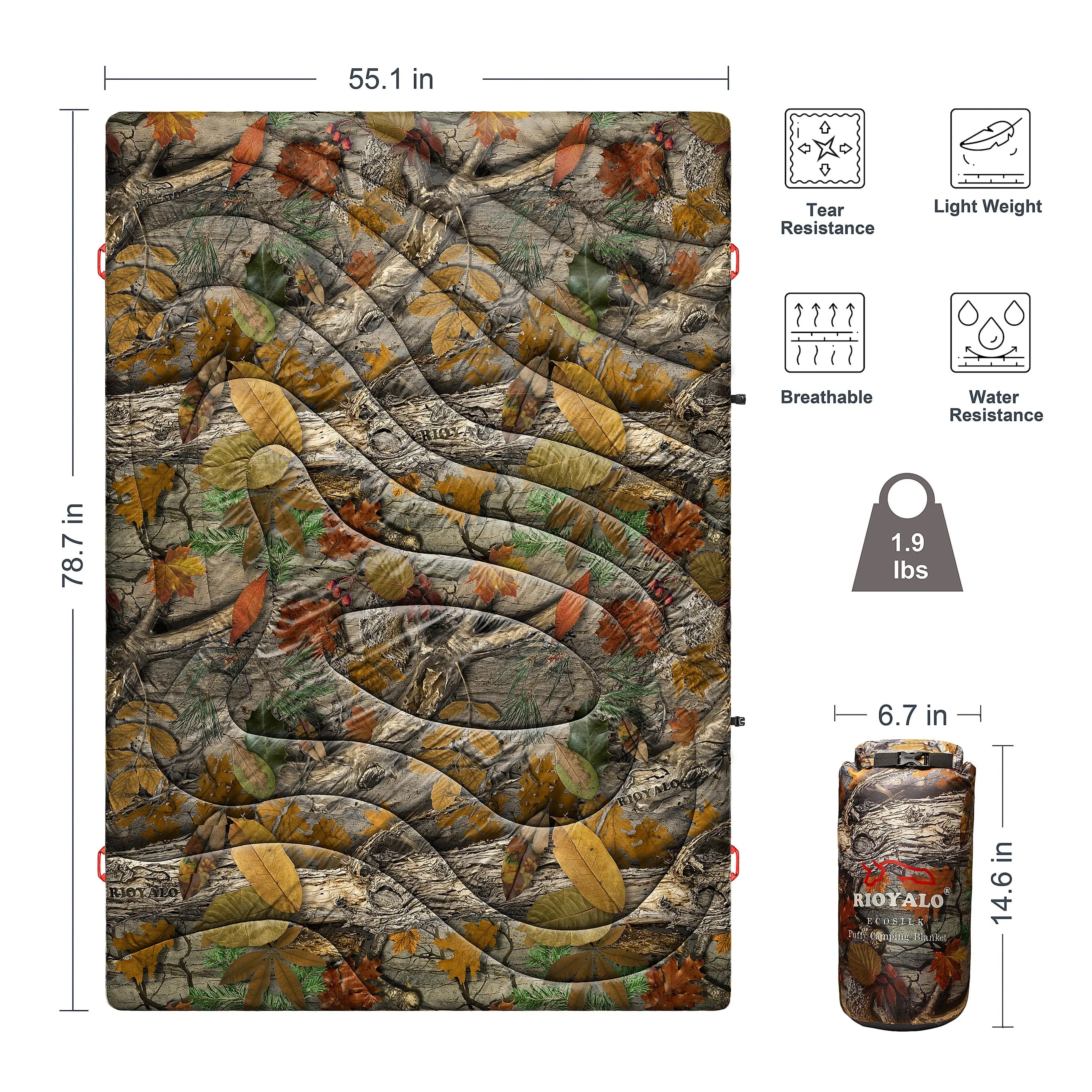 All-Weather Camping Blanket | Durable, Warm & Military-Inspired