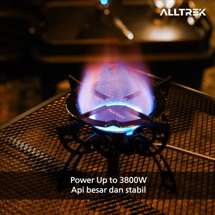 ALLTREK Kompor Camping Lipat PYRO Outdoor Split Small Gas Stove Camping Portable