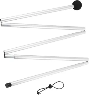 Aluminum Alloy Canopy Poles for Tarp Support 160cm/200cm Adjustable Folding Tent Rods