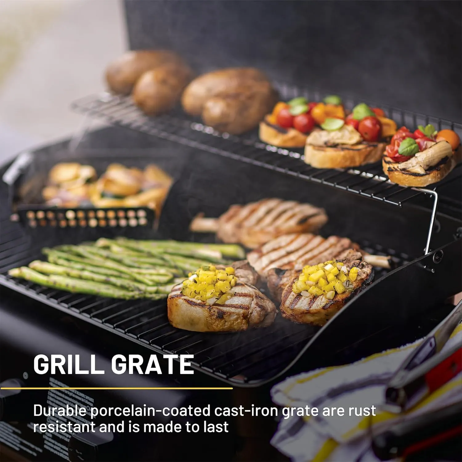 American Gourmet by Char-Broil Classic Series Convective 3-Burner Propane Stainless Steel Gas Grill - 463773717
