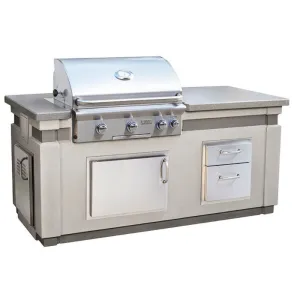 American Outdoor Grill Outdoor Kitchen Island with 30" L Series Grill