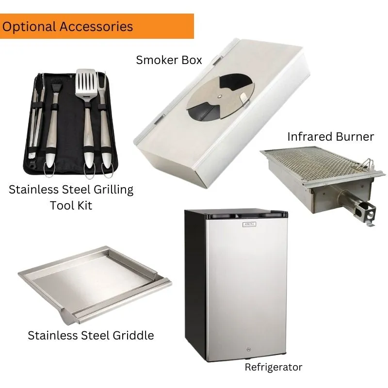 American Outdoor Grill Outdoor Kitchen Island with 30" L Series Grill