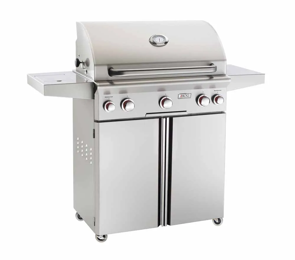 American Outdoor Grill | T-Series 30” Propane Grill with Rotisserie and Side Burner