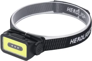 ANGGREK Rechargeable LED Headlamp, IPX4 Waterproof, Convenient, COB Headlamp, Wide Lighting for Hiking