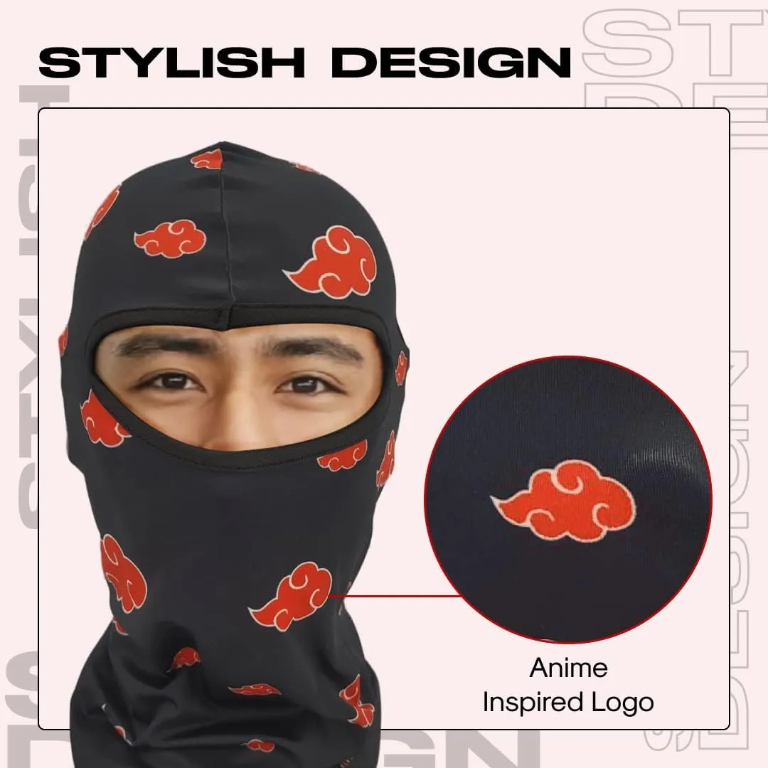Anime Ski Mask with Design - Balaclava Summer Skii and Winter Masks for Men Women, Face Cover Windproof UV Protection