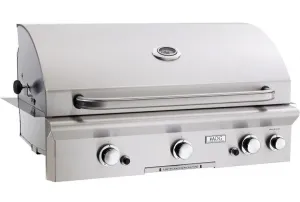 AOG 36 Inch Propane Gas Grill w/ Lights and Rotisserie L-Series