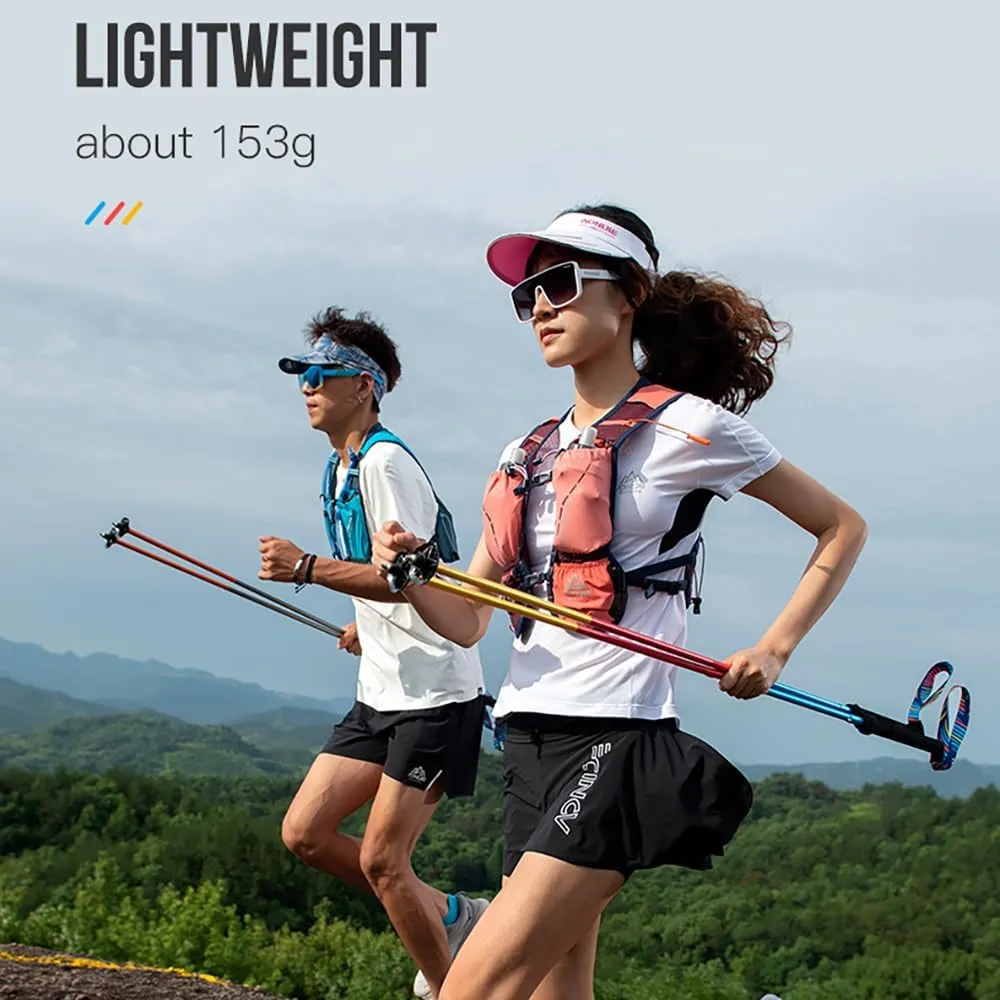 AONIJIE 2PcsTrekking Poles for Hiking, Collapsible Lightweight Walking Sticks 7075 Aluminum for Men and Women