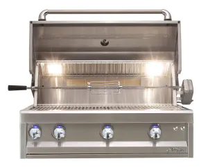 Artisan Professional 36" 3 Burner Built-In Gas Grill - w/Rotisserie & Light