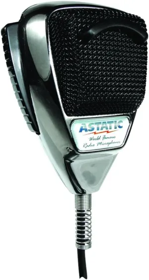 ASTATIC 302-10187 4-Pin Noise-Cancelling Microphone (Chrome)