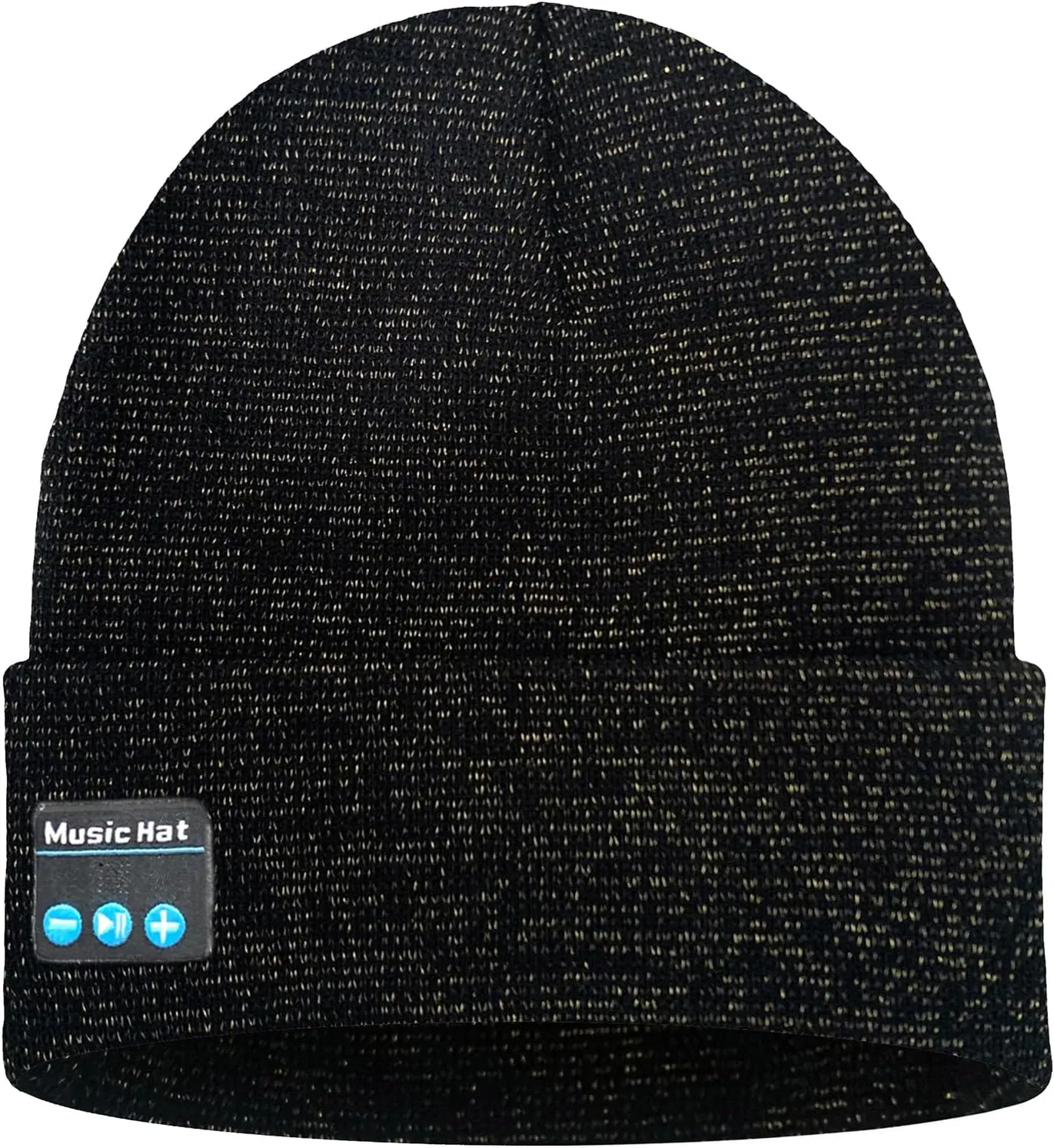 ATNKE LED Lighted Bluetooth Beanie Hat,USB Rechargeable 4 LED Wireless Music Running Headlamp Cap Gift for Men and Women