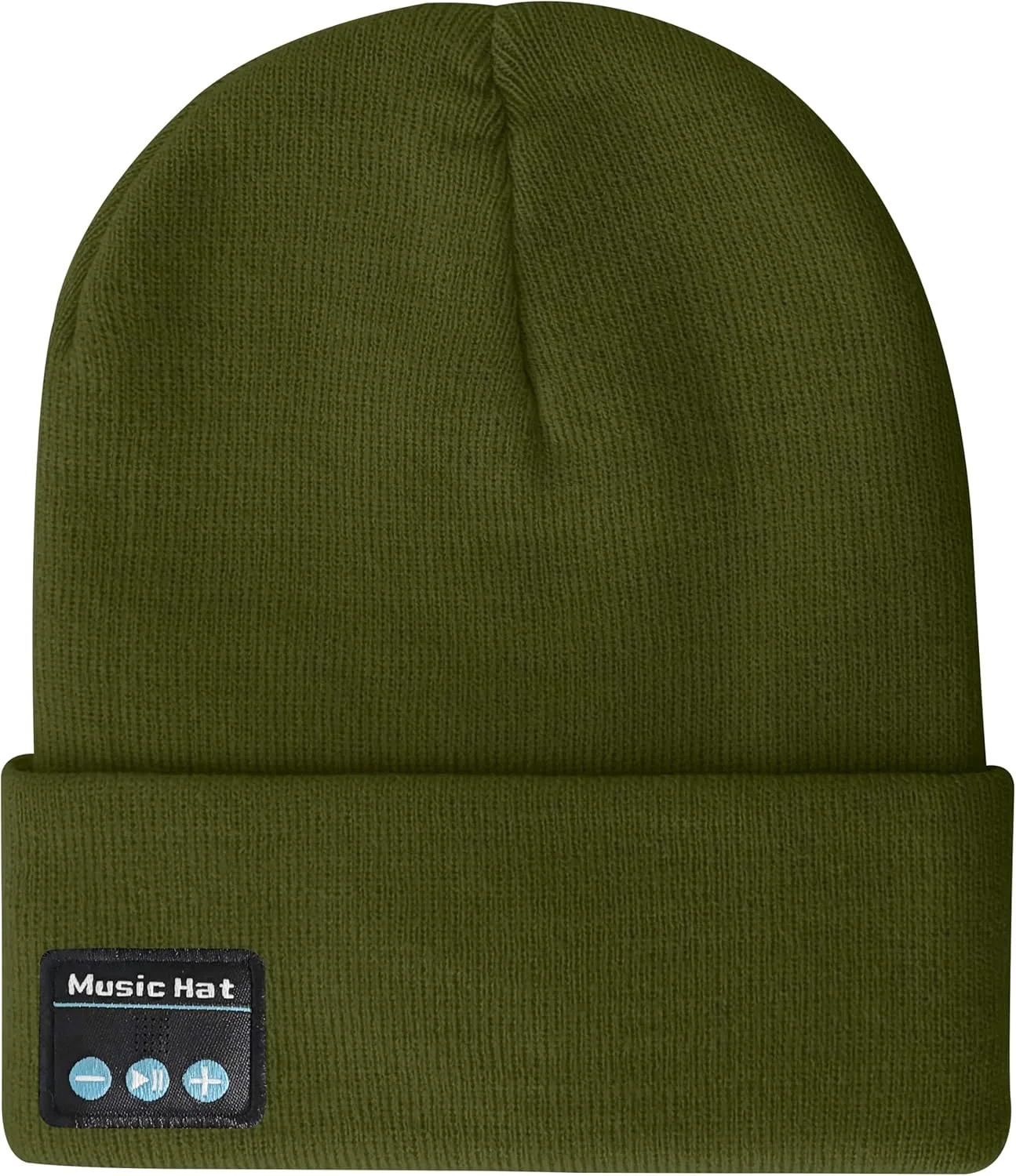 ATNKE LED Lighted Bluetooth Beanie Hat,USB Rechargeable 4 LED Wireless Run Headlamp Lined Fleece Cap for Men and Women