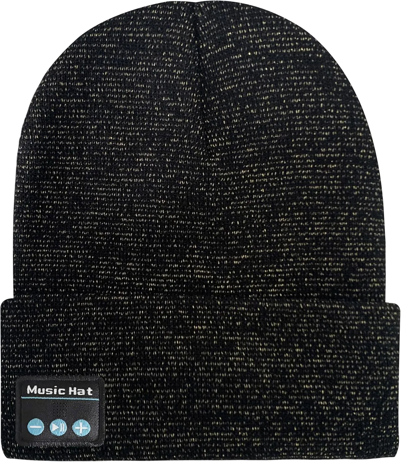 ATNKE LED Lighted Bluetooth Beanie Hat,USB Rechargeable 4 LED Wireless Run Headlamp Lined Fleece Cap for Men and Women
