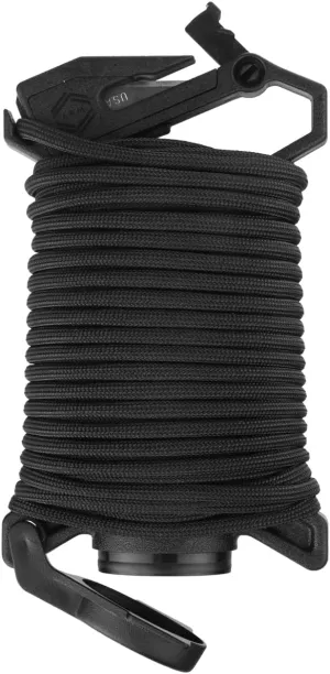 Atwood Rope Ready Rope™ Elite Paracord Dispenser 50 feet 7 Strand core 550 lb Test Survival Tool, Built in Storage, Cutting Blade, Cord Grip, Gear Loop, Made in USA