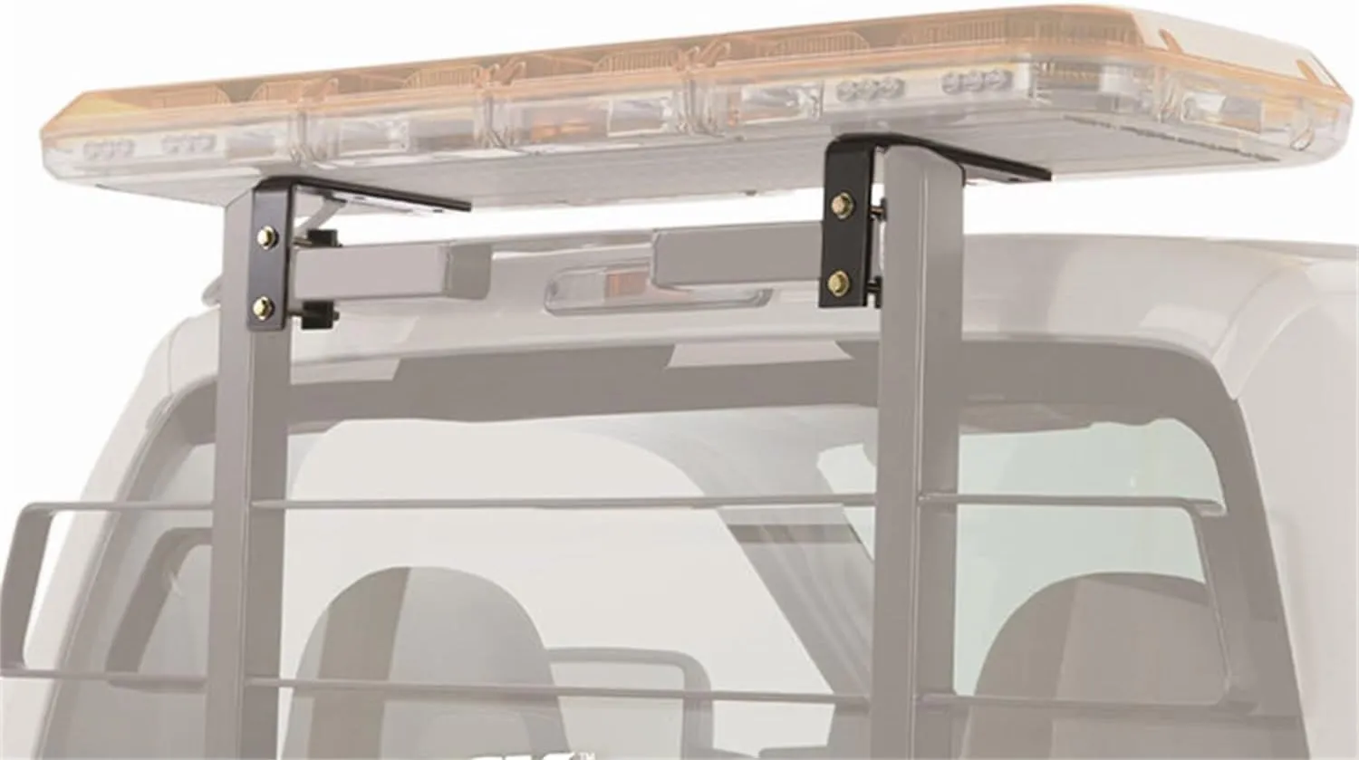 BackRack Light Bar Brackets | Black, Pair | 91006 | Universal w/ BackRack Frame's