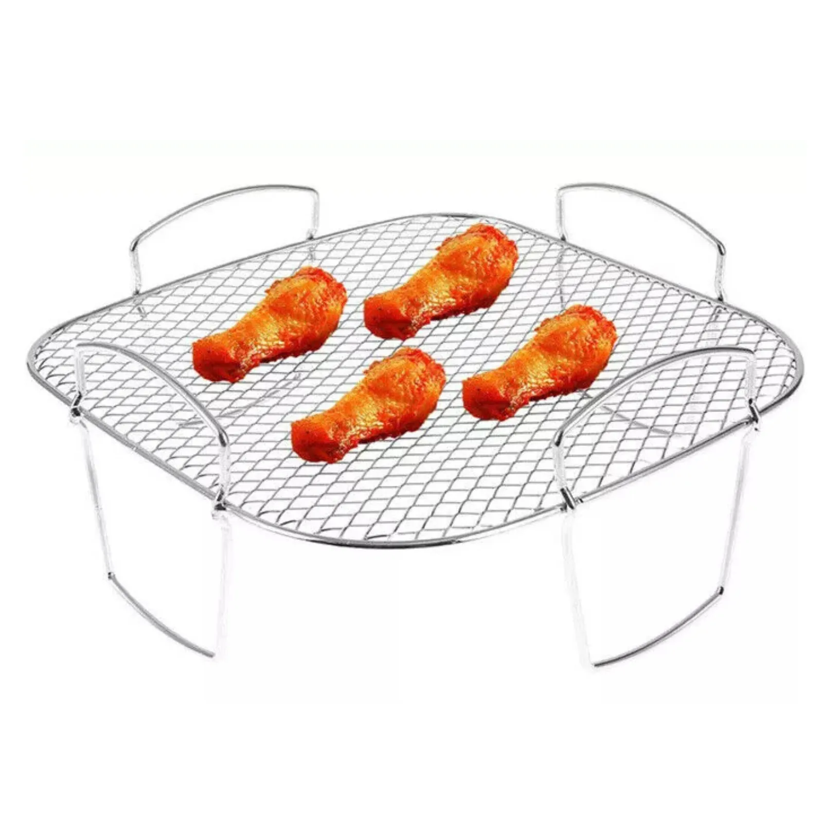 Baking Tray Grill Holder Air Fryer Rack Kitchen Grill Air Fryer Accessories