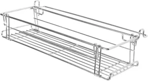 balacoo Camping Table Folding Rack Hanging Basket Multi-Function Storage Organizer for BBQ Outdoor Activities