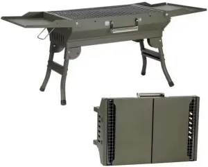 Barbecue Grill, Outdoor Foldable Portable Grill, Charcoal Camping Grill, Large Bbq Grill Box For 3-5 People (1)