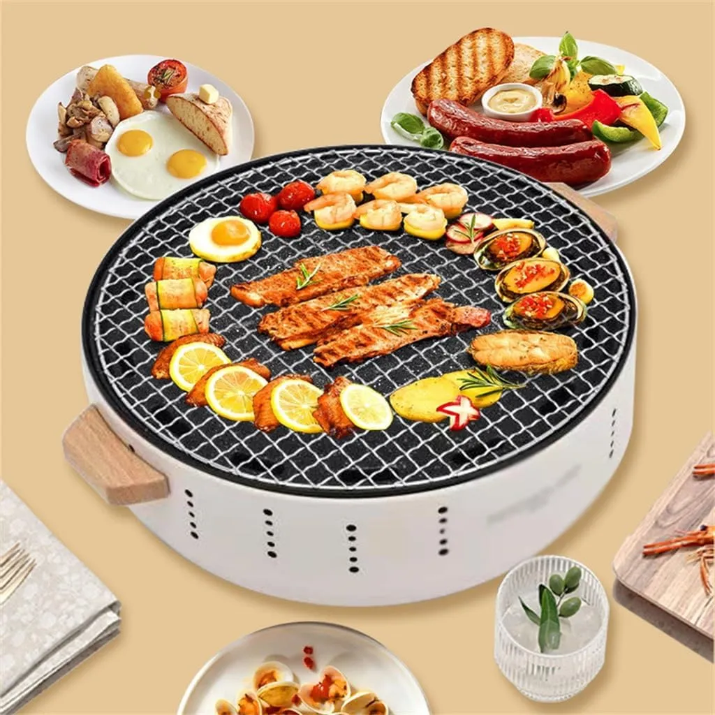 Barbecue Grill Outdoor Home Barbecue Rack Camping Charcoal Grill Indoor Barbecue Grill Meat Rack